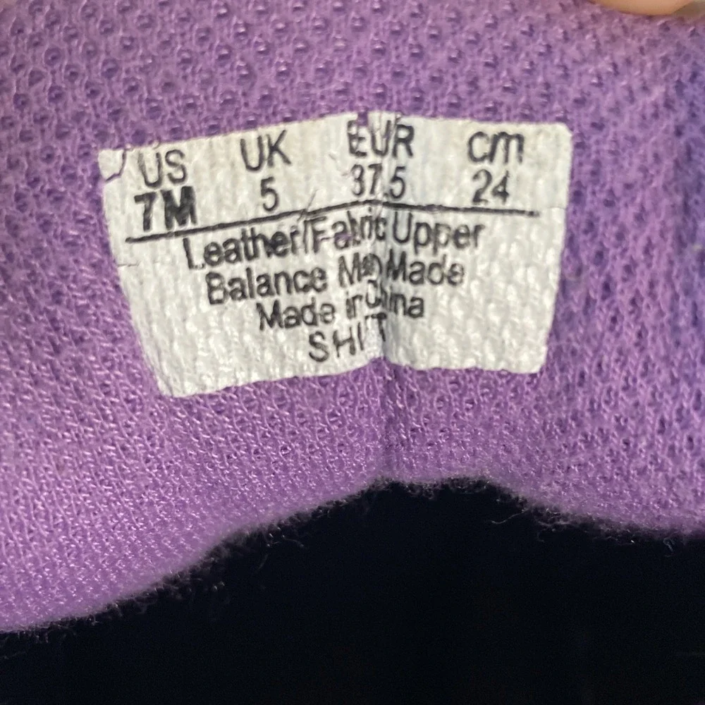 Ryka Shift Memory Foam Sneakers Size 7 M Black Purple Comfort Walk Arch Support